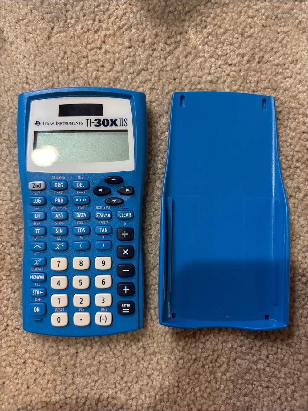 Texas Instruments TI-30X IIS Scientific Calculator - Bright Blue